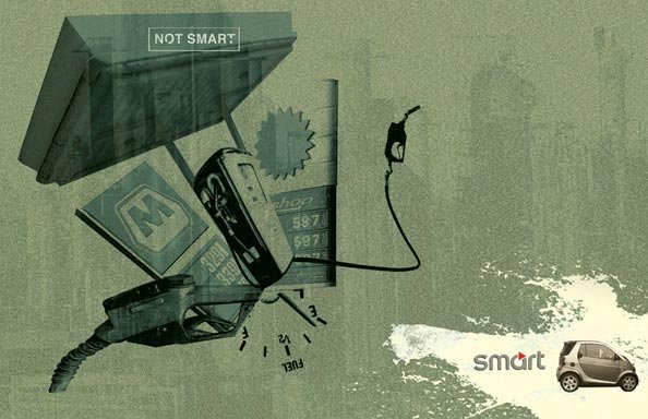 33张Smart汽车创意广告欣赏