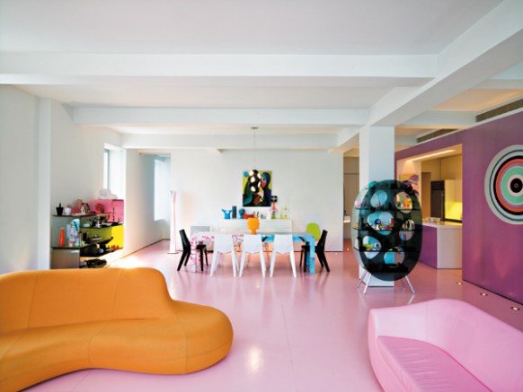 设计师Karim Rashid的公寓室内设计