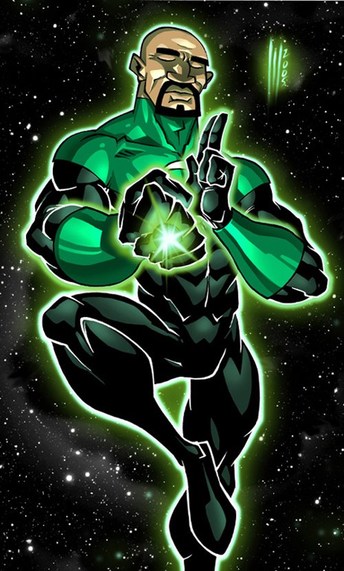 30张漫画人物绿灯侠(Green Lantern)插画作品