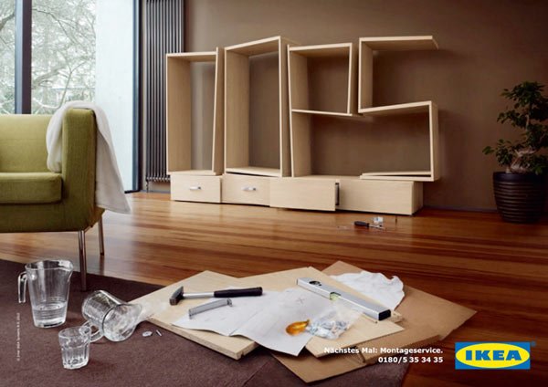 IKEA组装服务平面广告