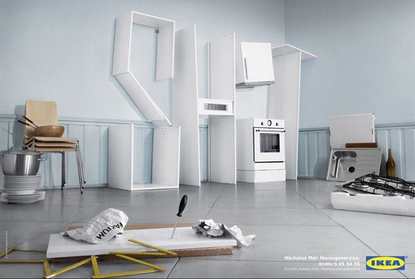IKEA组装服务平面广告