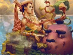 牙买加插画家Paul&nbsp;Davey作品欣赏