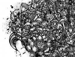 Nanami&nbsp;Cowdroy水墨风格插画欣赏