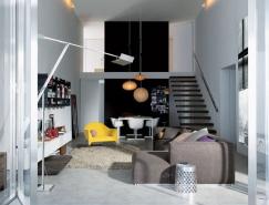 国外一套80m&sup2;&nbsp;Loft户型的合理空间利用