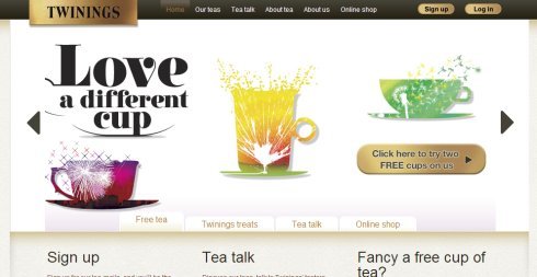 30个国外茶叶品牌网站设计