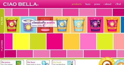 国外冰淇淋品牌网站设计