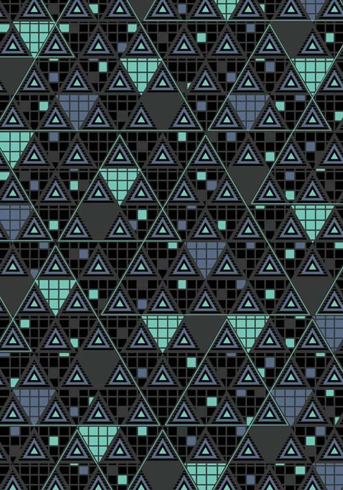 50个美丽的几何数字艺术作品