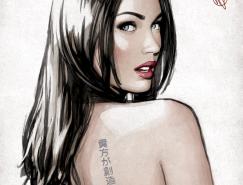 Warren&nbsp;Louw人物肖像插画