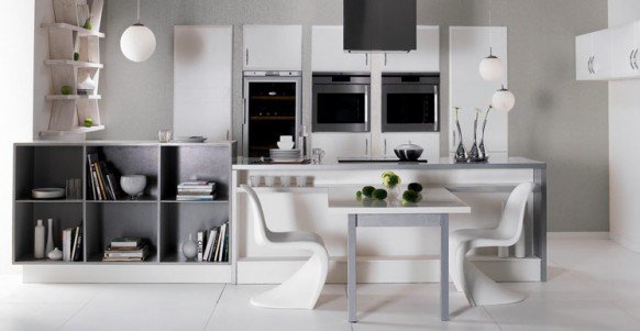 21款白色厨房设计欣赏