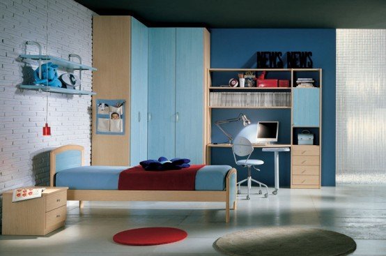 60款超酷的青少年卧室设计