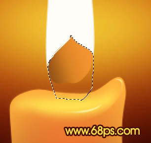 Photoshop绘制蜡烛与火焰