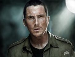 超逼真的肖像插画作品