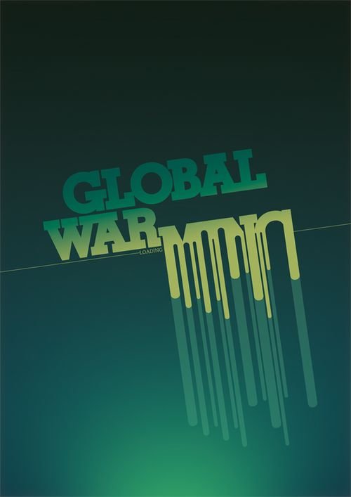 30款全球变暖公益广告欣赏
