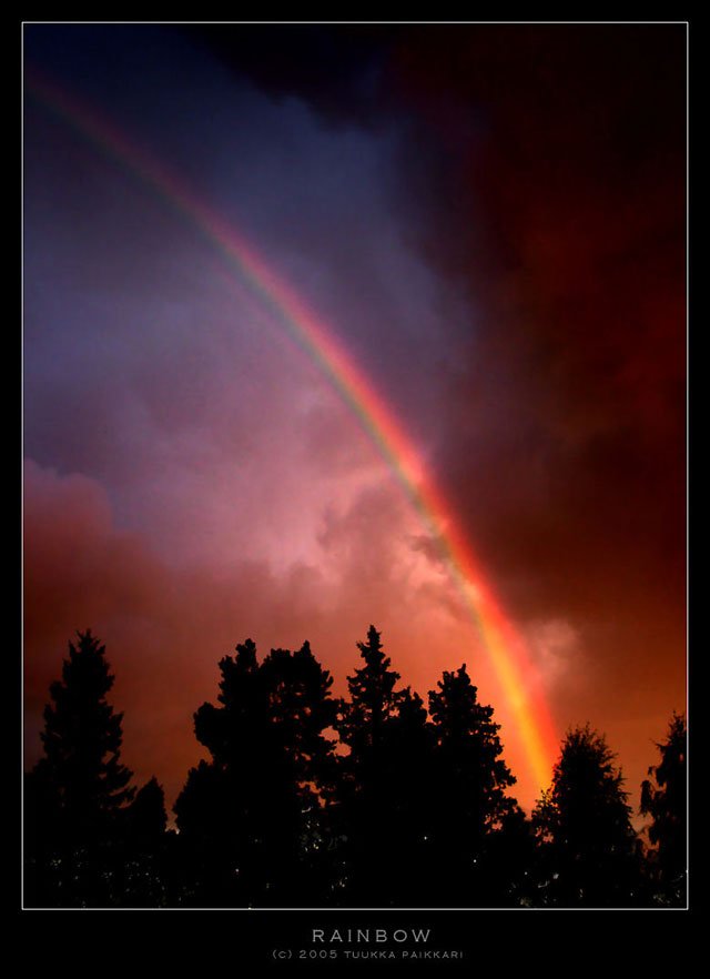 漂亮的彩虹摄影作品