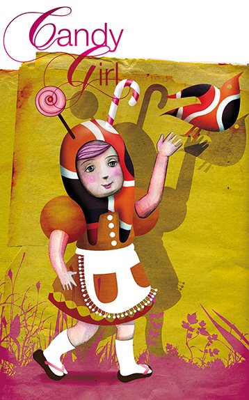 Roya Hamburger丰富色彩的插画欣赏
