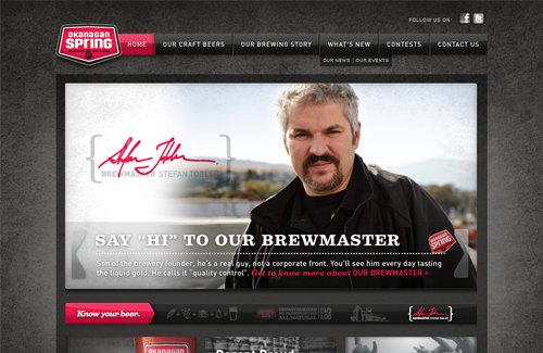 45个国外啤酒网站设计欣赏