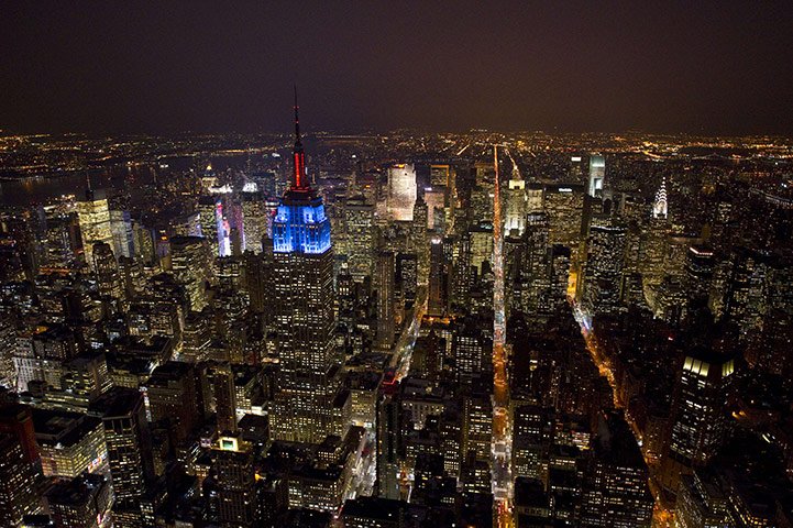 Jason Hawkes镜头下的纽约夜景