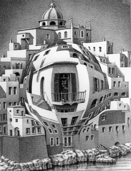 错觉图形大师M.C.Escher