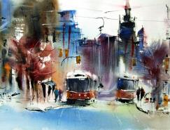 加拿大水彩画家Herry&nbsp;Arifin&nbsp;作品欣赏