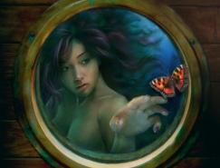 Stephen&nbsp;De&nbsp;La&nbsp;Mare人物绘画作品