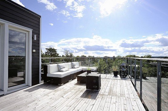 心旷神怡的静谧空间：瑞典一套双层别墅欣赏