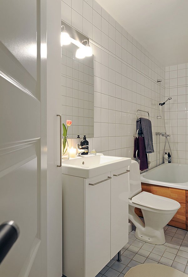 复古元素运用：瑞典60平米两居室公寓设计