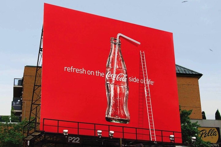 可口可乐(Coca-Cola)户外创意广告