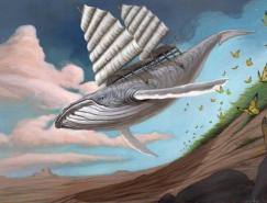 绘画作品欣赏：Roland&nbsp;Tamayo精彩的想象空间