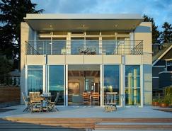 艺术家的湖岸之家：Wingpoint别墅设计