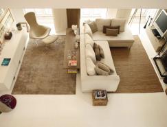 中性色调的现代家庭生活空间设计