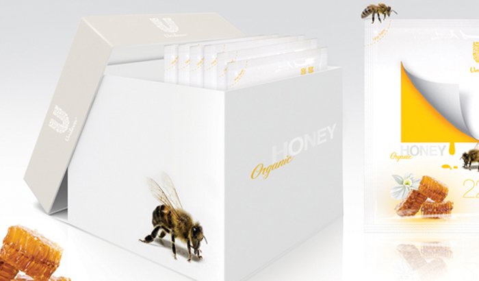有机蜂蜜包装设计欣赏