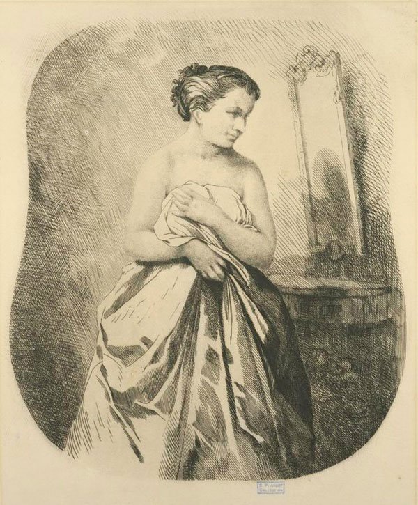 法国画家Charles Joshua Chaplin(1825-1891)油画作品