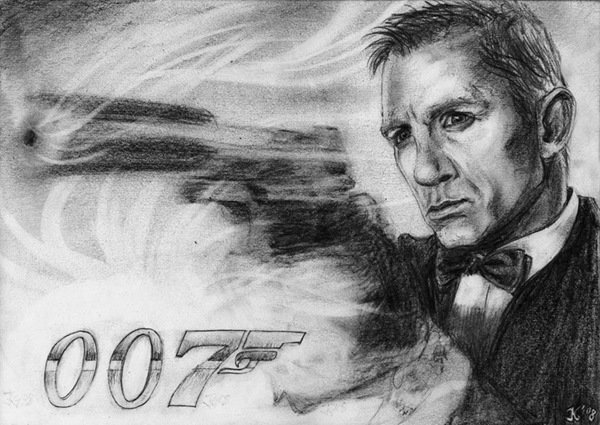 James Bond 007 精美Far Art插画