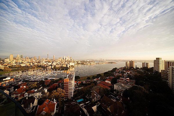 俯瞰悉尼的全景式公寓设计