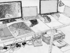 Keith&nbsp;Watts铅笔画作品