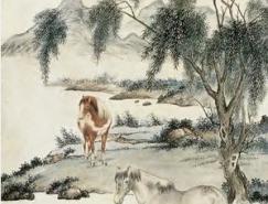 近代著名画家马晋作品欣赏