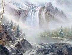 宋俊杰新派刀画山水