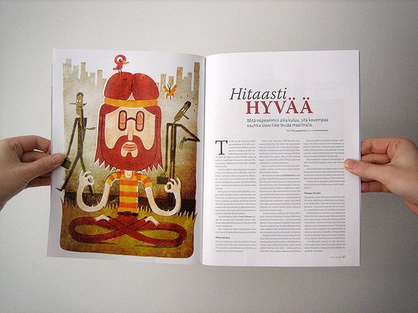Tuomas Ikonen杂志插图设计(一)
