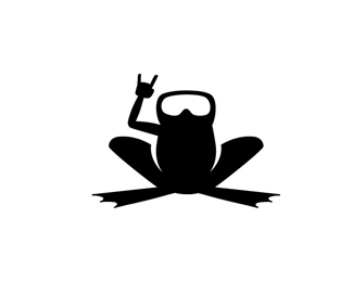 标志设计元素运用实例：青蛙(一)