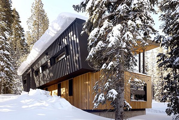 加州冬季美丽的山村：Sugarbowl 住宅设计