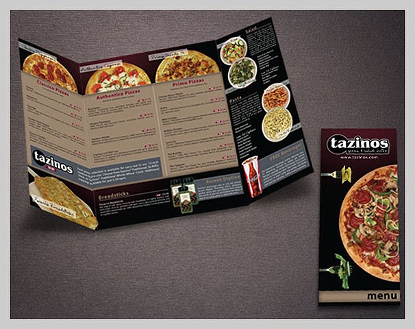 16个国外比萨菜单设计欣赏