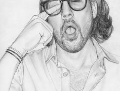 jenny&nbsp;mortsell铅笔画作品