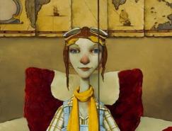 Fred&nbsp;Calleri绘画作品欣赏