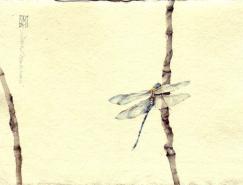 意大利艺术家Silvia&nbsp;Molinari简洁优雅的绘画作品