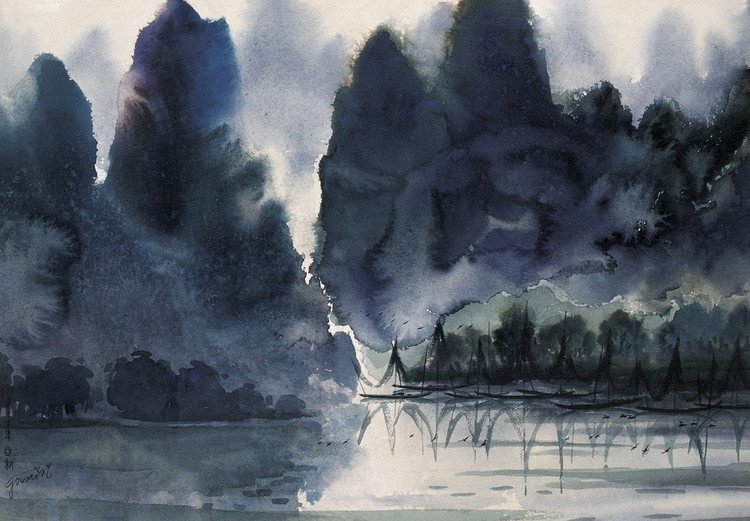 中国当代水彩画作品欣赏