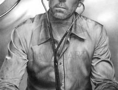 人物插画欣赏：《Dr&nbsp;House》豪斯医生