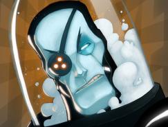 动漫人物插画欣赏：Mr.Freeze急冻人