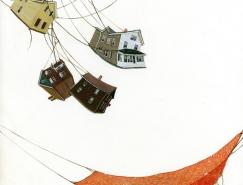 悬挂的城市：Amy&nbsp;Casey绘画作品