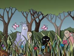 Viola插画艺术作品