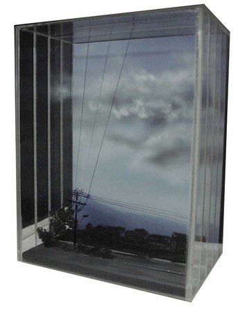 Yosman Botero的三维全息玻璃画